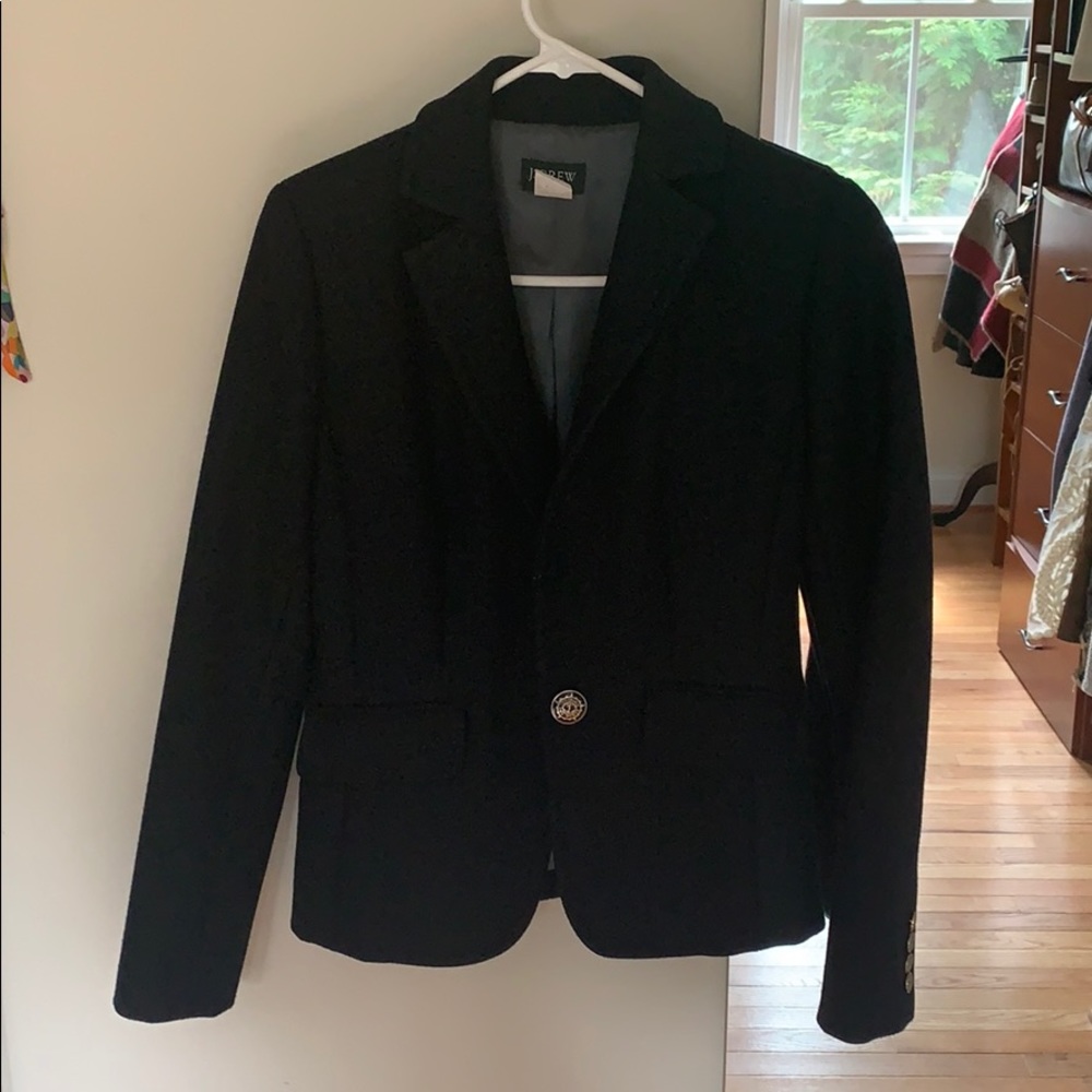 J crew wool blazer.